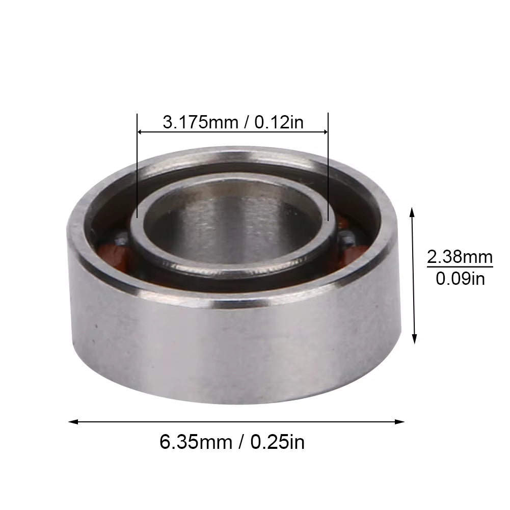 10Pcs Universal Bearing NSK High Speed Dental Handpiece 5 Types Air Turbine Torque Ceramic Balls Spare Parts 3.175X6.35X2.38Mm