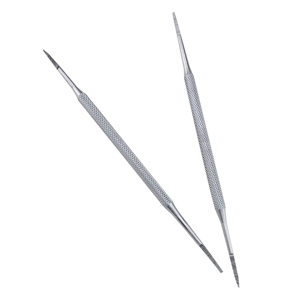 1Pcs Double Ended Pedicure File Satin Edge Ingrown Toe Nail Lifter File Professional Paronychia Toenail Care Manicure Clean Tool