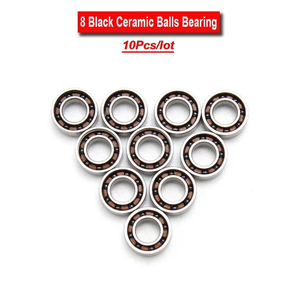 10Pcs Universal Bearing NSK High Speed Dental Handpiece 5 Types Air Turbine Torque Ceramic Balls Spare Parts 3.175X6.35X2.38Mm
